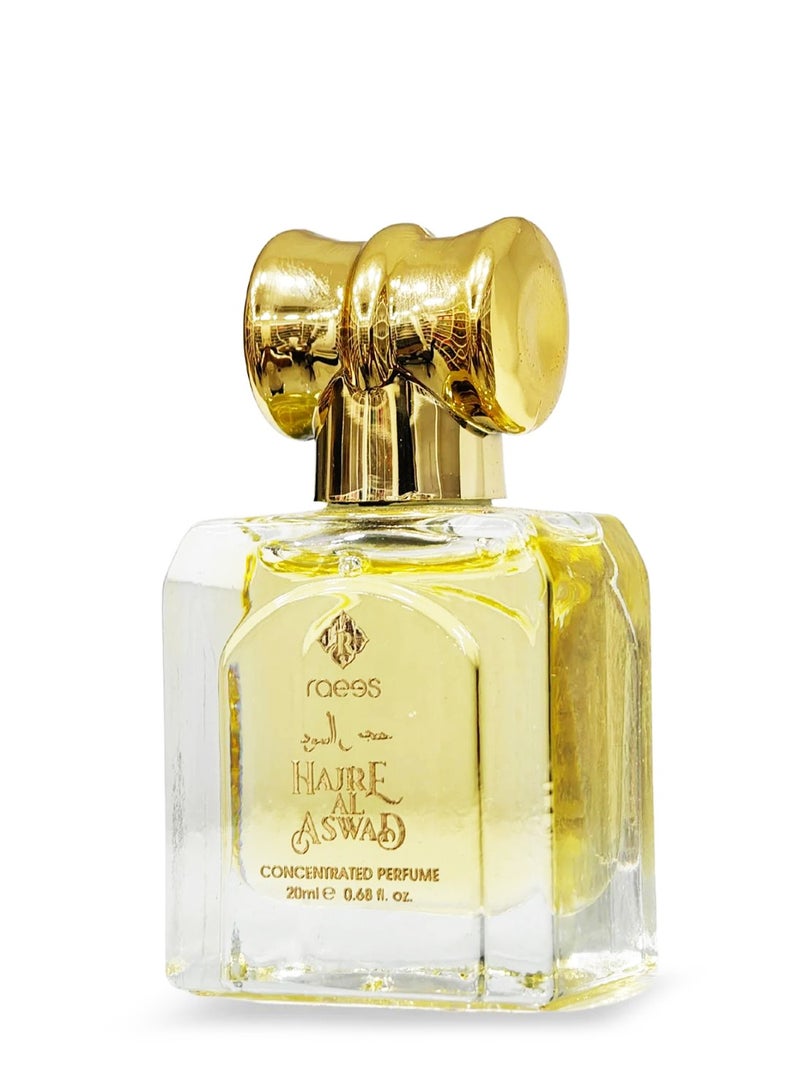 Raees Hajre Al Aswad Roll-On Attar 20ml | Concentrated Perfume Oil - Image 1